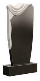 Модель памятника №81 вертикальный, военный, прямоугольный, мужской